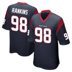 BIPIHUC H.Texans #98 Sheldon Rankins Player Navy Home Game Stitched Jerseys