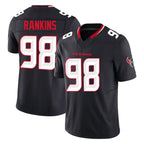 BIPIHUC H.Texans #98 Sheldon Rankins Player Navy Limited Alternate Vapor F.U.S.E. Home Game Stitched Jerseys