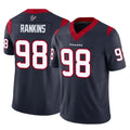 BIPIHUC H.Texans #98 Sheldon Rankins Player Navy Limited Vapor F.U.S.E. Home Game Stitched Jerseys