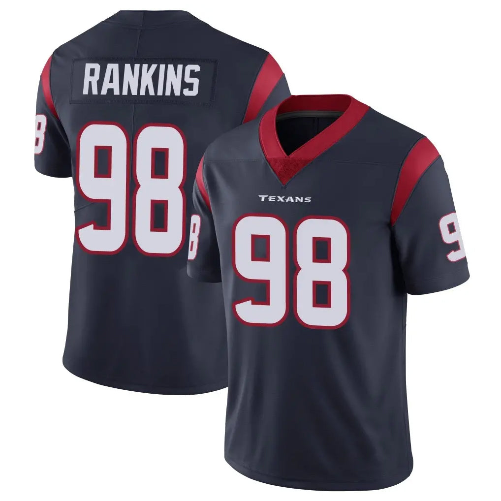 BIPIHUC H.Texans #98 Sheldon Rankins Player Navy Limited Vapor Untouchable Home Game Stitched Jerseys