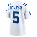BIPIHUC IN.Colts #5 Anthony Richardson White 2023 Draft First Round Pick Game Stitched Jerseys