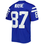 BIPIHUC IN.Colts #87 Reggie Wayne Mitchell & Ness Royal Legacy Replica Jersey