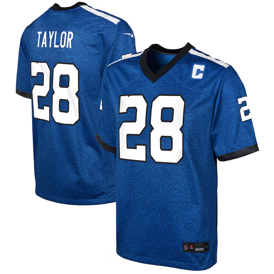 BIPIHUC IN.Colts Indiana Nights Alternate Game Stitched Jerseys - Royal - #28 Jonathan Taylor Player
