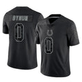 BIPIHUC IN.Colts #0 Camryn Bynum Player Black Reflective Limited Game Stitched Jerseys