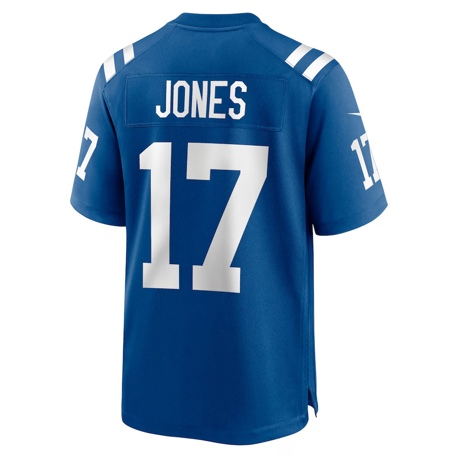 BIPIHUC IN.Colts #17 Daniel Jones Player Royal Home Game Stitched Jerseys