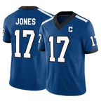 BIPIHUC IN.Colts #17 Daniel Jones Player Royal Vapor F.U.S.E. Limited Stitched Jerseys
