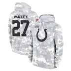 BIPIHUC IN.Colts #27 Justin Walley Player Arctic Camo Salute to Service Hoodies Limited Game Stitched Jerseys