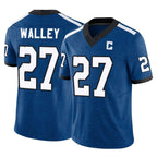BIPIHUC IN.Colts #27 Justin Walley Player Royal Limited Indiana Nights Alternate Vapor F.U.S.E. Home Game Stitched Jerseys