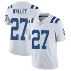 BIPIHUC IN.Colts #27 Justin Walley Player White Limited Vapor Untouchable Home Game Stitched Jerseys