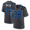 BIPIHUC IN.Colts #28 Jonathan Taylor Anthracite 2026 Rivalries Collection Game Stitched Jerseys