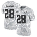 BIPIHUC IN.Colts #28 Jonathan Taylor Player Arctic Camo Salute to Service Limited Stitched Jerseys
