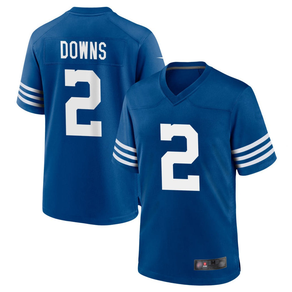 BIPIHUC IN.Colts #2 Josh Downs Bynum Player Royal Limited Home Game Stitched Jerseys