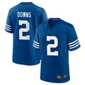 BIPIHUC IN.Colts #2 Josh Downs Bynum Player Royal Limited Home Game Stitched Jerseys