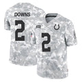 BIPIHUC IN.Colts #2 Josh Downs Player Arctic Camo Salute To Service Limited Game Stitched Jerseys
