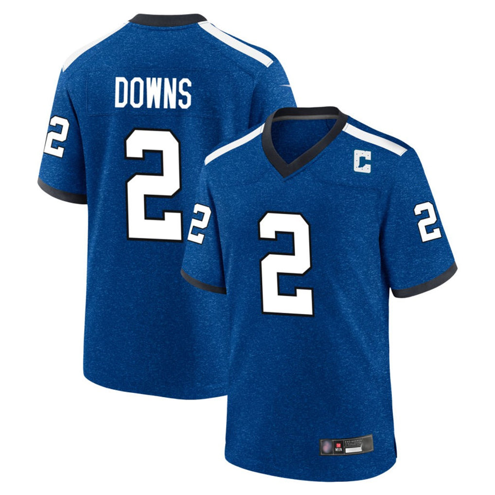 BIPIHUC IN.Colts #2 Josh Downs Player Royal Alternate Indiana Nights Home Game Stitched Jerseys