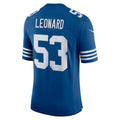 BIPIHUC IN.Colts #53 Darius Leonard Royal Alternate Vapor Limited Stitched Jerseys