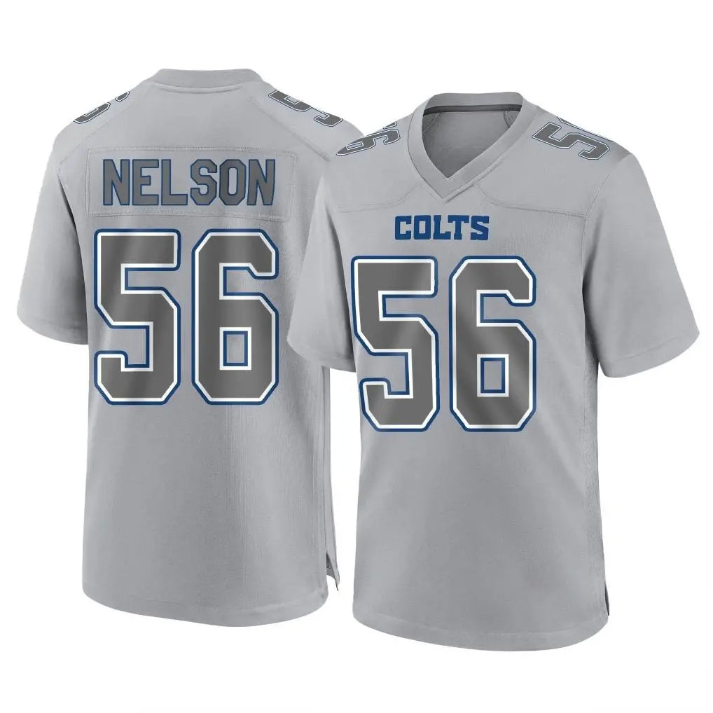 BIPIHUC IN.Colts #56 Quenton Nelson Player Gray Atmosphere Fashion Home Game Stitched Jerseys
