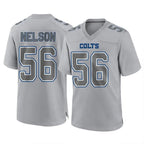 BIPIHUC IN.Colts #56 Quenton Nelson Player Gray Atmosphere Fashion Home Game Stitched Jerseys