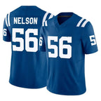 BIPIHUC IN.Colts #56 Quenton Nelson Player Royal Limited Vapor F.U.S.E. Home Game Stitched Jerseys