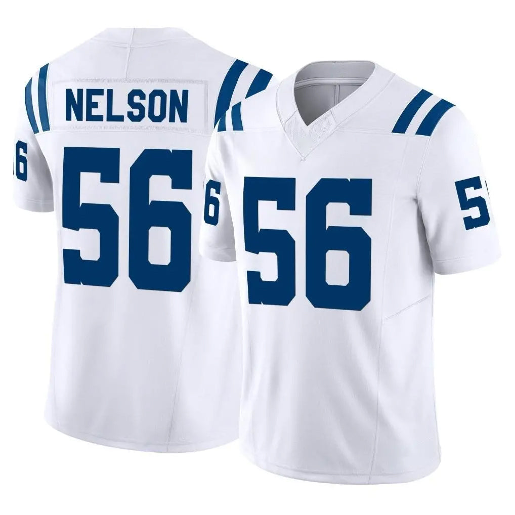 BIPIHUC IN.Colts #56 Quenton Nelson Player White Limited Vapor F.U.S.E. Home Game Stitched Jerseys