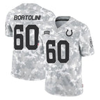 BIPIHUC IN.Colts #60 Tanor Bortolini Player Arctic Camo Salute To Service Limited Game Stitched Jerseys