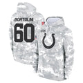 BIPIHUC IN.Colts #60 Tanor Bortolini Player Arctic Camo Salute to Service Hoodies Limited Game Stitched Jerseys