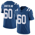 BIPIHUC IN.Colts #60 Tanor Bortolini Player Royal Limited Vapor Untouchable Home Game Stitched Jerseys