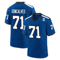 BIPIHUC IN.Colts #71 Matt Goncalves Player Royal Alternate Indiana Nights Home Game Stitched Jerseys