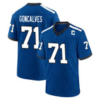BIPIHUC IN.Colts #71 Matt Goncalves Player Royal Alternate Indiana Nights Home Game Stitched Jerseys