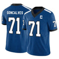 BIPIHUC IN.Colts #71 Matt Goncalves Player Royal Limited Indiana Nights Alternate Vapor F.U.S.E. Home Game Stitched Jerseys