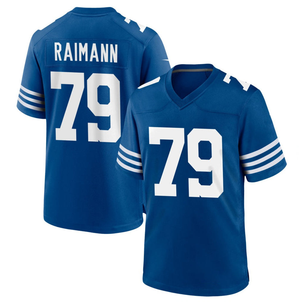 BIPIHUC IN.Colts #79 Bernhard Raimann Player Royal Limited Home Game Stitched Jerseys