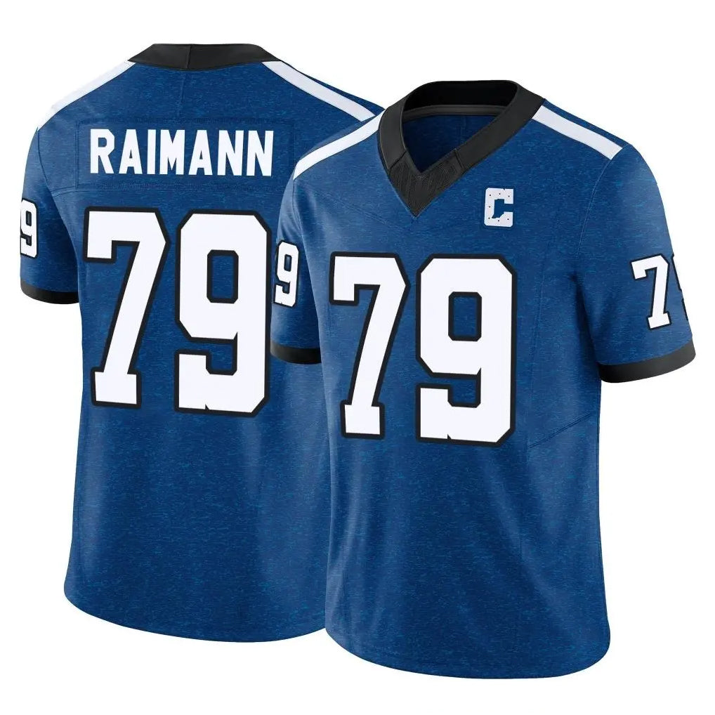 BIPIHUC IN.Colts #79 Bernhard Raimann Player Royal Limited Indiana Nights Alternate Vapor F.U.S.E. Home Game Stitched Jerseys