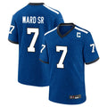 BIPIHUC IN.Colts #7 Charvarius Ward Sr. Player Royal Alternate Indiana Nights Home Game Stitched Jerseys
