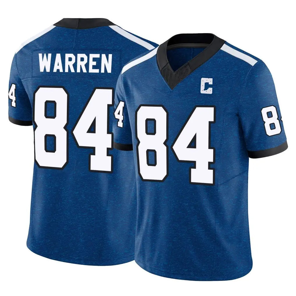 BIPIHUC IN.Colts #84 Tyler Warren Player Royal Limited Indiana Nights Alternate Vapor F.U.S.E. Home Game Stitched Jerseys