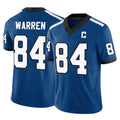 BIPIHUC IN.Colts #84 Tyler Warren Player Royal Limited Indiana Nights Alternate Vapor F.U.S.E. Home Game Stitched Jerseys