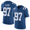 BIPIHUC IN.Colts #97 Laiatu Latu Player Royal Limited Vapor Untouchable Home Game Stitched Jerseys