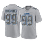 BIPIHUC IN.Colts #99 DeForest Buckner Player Gray Atmosphere Fashion Home Game Stitched Jerseys