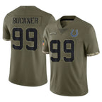 BIPIHUC IN.Colts #99 DeForest Buckner Player Olive Salute To Service Limited Stitched Jerseys