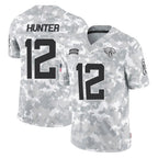 BIPIHUC J.Jaguars #12 Travis Hunter Player Arctic Camo Salute To Service Limited Game Stitched Jerseys