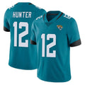 BIPIHUC J.Jaguars #12 Travis Hunter Player Teal Vapor Untouchable Limited Home Game Stitched Jerseys