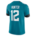BIPIHUC J.Jaguars #12 Travis Hunter Teal Team Vapor F.U.S.E. Stitched Limited Jerseys