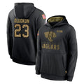 BIPIHUC J.Jaguars #23 Foyesade Oluokun Player Black Salute to Service Hoodies Limited Game Stitched Jerseys