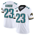 BIPIHUC J.Jaguars #23 Foyesade Oluokun Player White Prowler Throwback Vapor F.U.S.E. Limited Home Game Stitched Jerseys