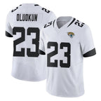BIPIHUC J.Jaguars #23 Foyesade Oluokun Player White Vapor F.U.S.E. Limited Home Game Stitched Jerseys