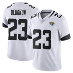 BIPIHUC J.Jaguars #23 Foyesade Oluokun Player White Vapor Untouchable Limited Home Game Stitched Jerseys