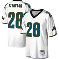 BIPIHUC J.Jaguars #28 Fred Taylor Player Mitchell & Ness White Legacy Replica Stitched Jerseys