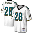 BIPIHUC J.Jaguars #28 Fred Taylor Player Mitchell & Ness White Legacy Replica Stitched Jerseys