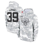 BIPIHUC J.Jaguars #39 Cam Little Player Arctic Camo Salute to Service Hoodies Limited Game Stitched Jerseys