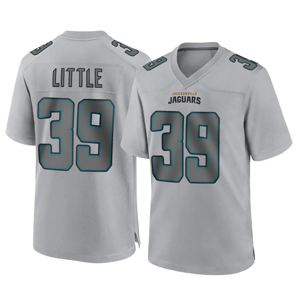 BIPIHUC J.Jaguars #39 Cam Little Player Gray Atmosphere Fashion Home Game Stitched Jerseys