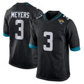 BIPIHUC J.Jaguars #3 Jakobi Meyers Player Black Home Game Stitched Jerseys
